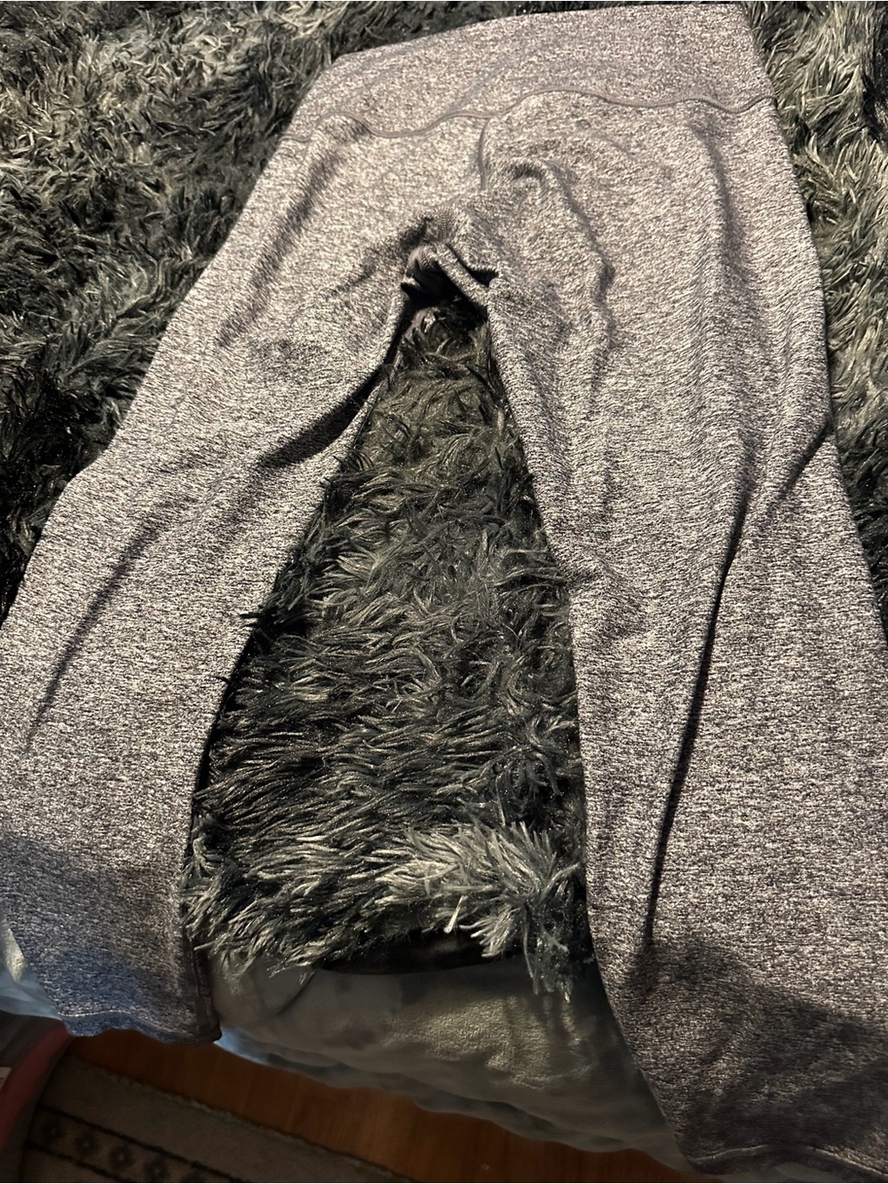 lululemon athletica Heathered Charcoal Gray Leggings